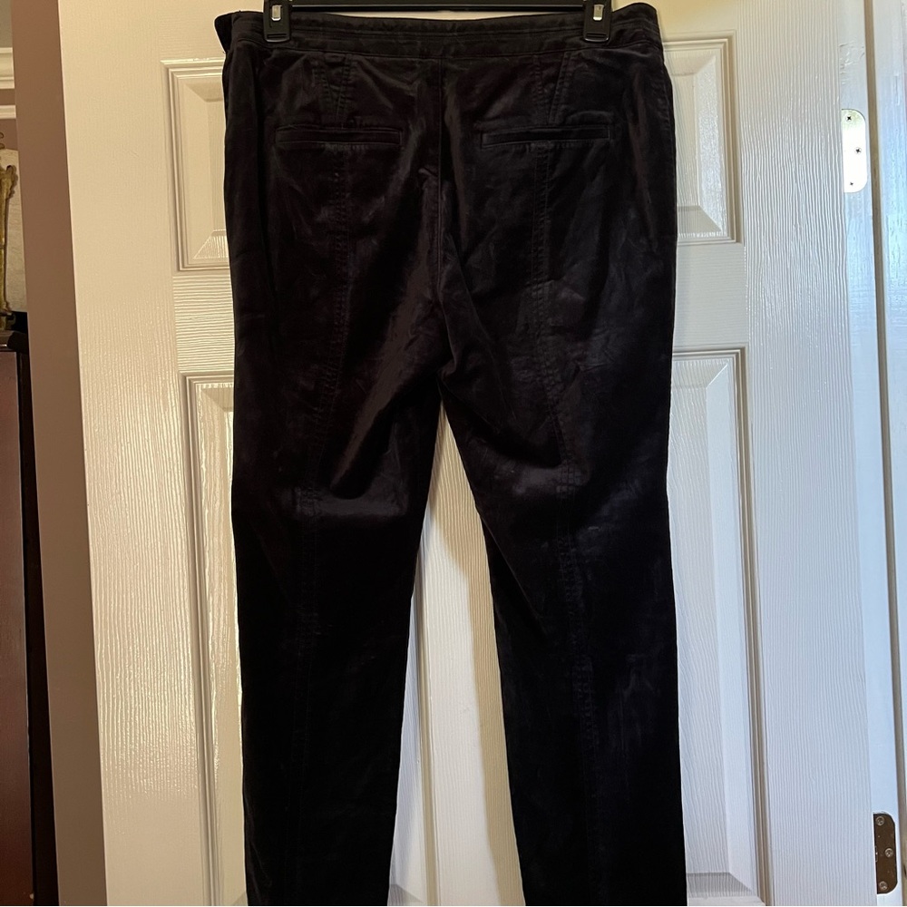 Black Velvet Pants